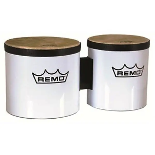 Achetez Aujourd'hui Remo Pre-Tuned Bongo Set w/Fixed Heads - 6 & 7 Inch