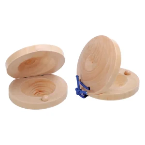 Granite Percussion 2.5 inch Wood Castanets (2 pc) Usine Directe