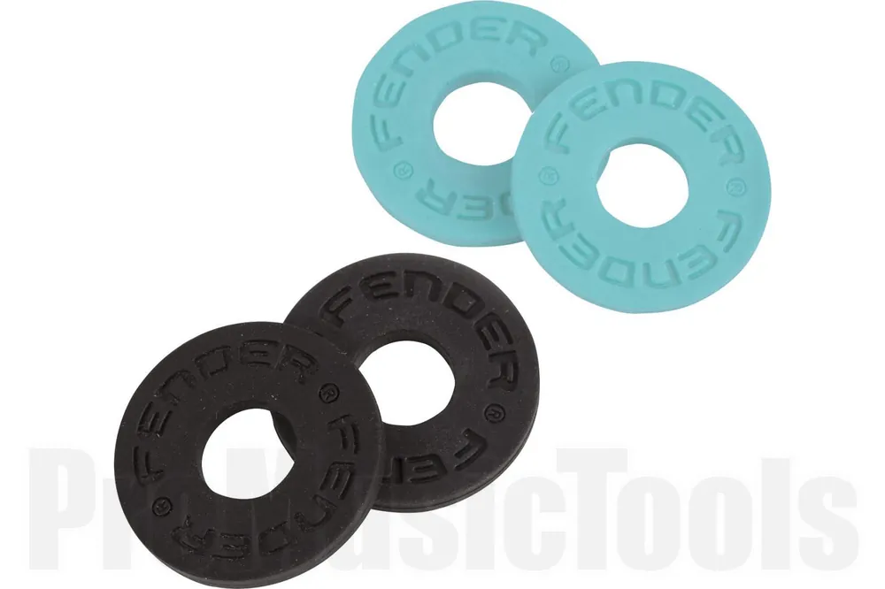 Commander Maintenant Fender Strap Block - 4-Pack - Black (2) and Daphne Blue (2)