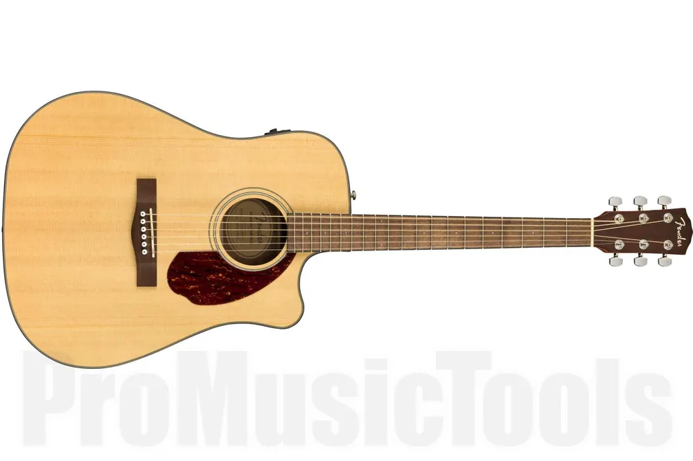 Fender CD-140SCE Dreadnought - Walnut Fingerboard - Natural w/case Pas Cher