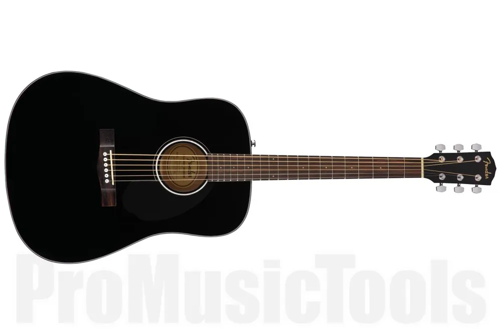 Fender CD-60S Dreadnought - Walnut Fingerboard - Black Meilleure Vente