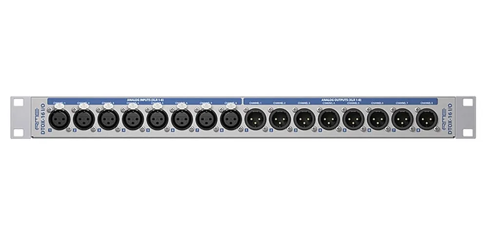 RME DTOX-16 Universal XLR D-SUB Breakout Panel - 8-Inputs/8-Outputs Acheter Direct