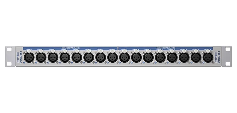 Prix Promo RME DTOX-16 Universal XLR D-SUB Breakout Panel - 16-Inputs