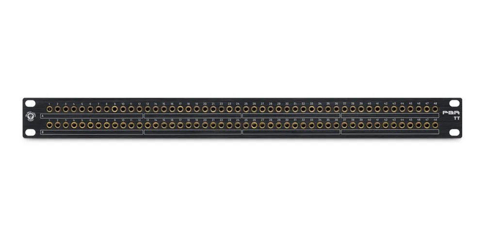 Commande En Gros Black Lion Audio PBR TT 96-Point Gold-Plated Patchbay