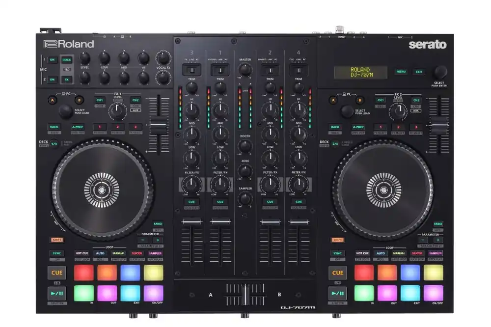 Petit Prix Roland DJ-707M 4-Channel Controller for Mobile DJs
