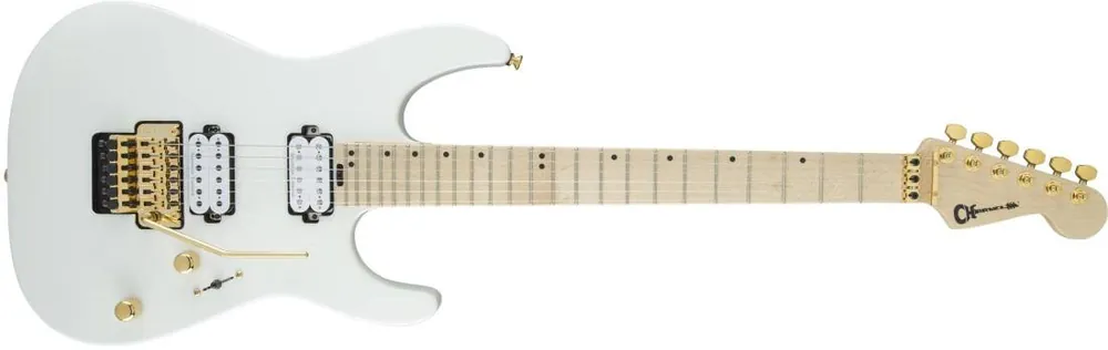 Charvel Guitars Pro-Mod DK24 HH FR, Maple Fingerboard - Snow White Marque