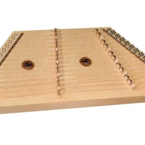 Dusty Strings Overture Hammered Dulcimer with Case and Stand - 3 Octave - Natural Populaire