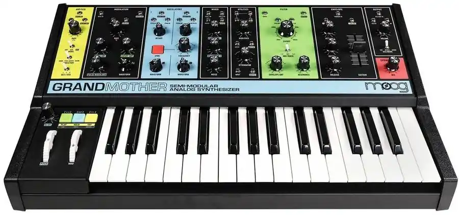 Vente Flash Moog Grandmother Semi-Modular Analog Synthesizer