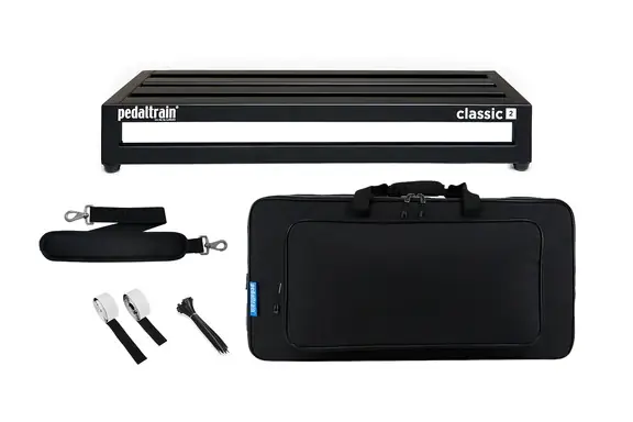 Certifié Pedaltrain Classic 2 Pedal Board with Soft Case