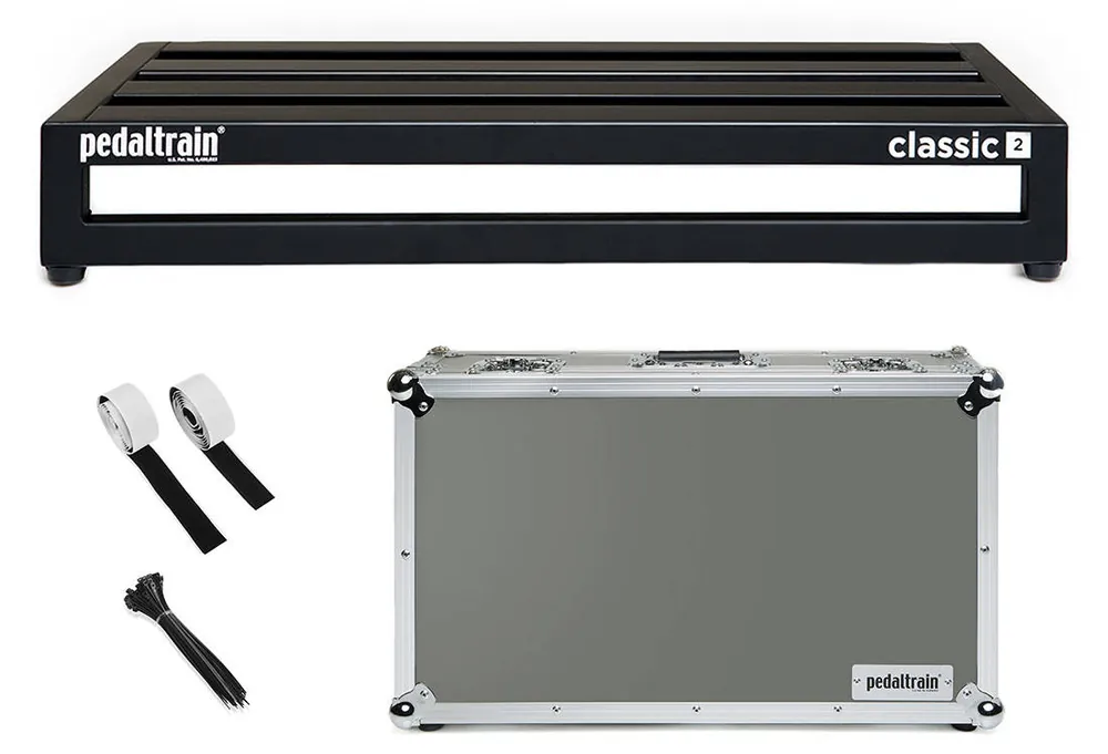 Offre Du Jour Pedaltrain Classic 2 Pedal Board with Tour Case