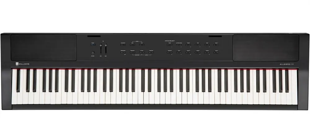 Williams Pianos Allegro III 88 Weighted-Key Digial Piano - Black Quantité Limitée