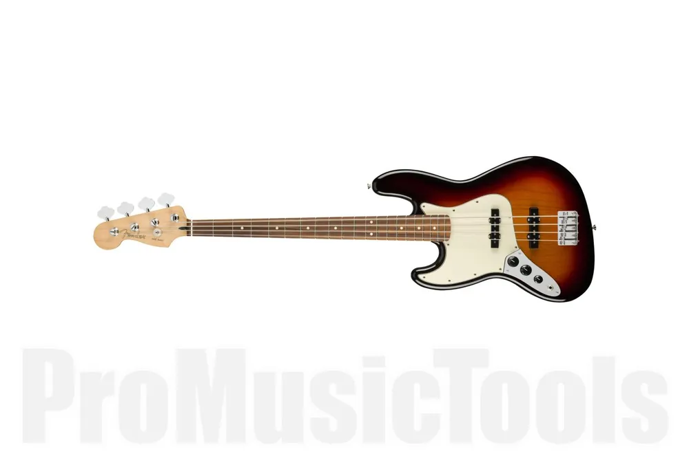 Fender Player Jazz Bass Left-Handed - Pau Ferro Fingerboard - 3-Color Sunburst Jusqu'à Épuisement Des Stocks