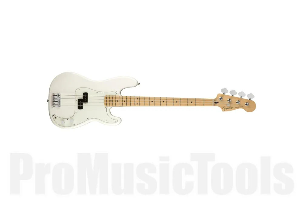 Fender Player Precision Bass MN - Polar White Commander Vite