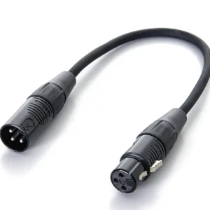 Yorkville Sound XLRF to XLRM Standard Series Microphone Cable - 1‘ Prix Choc