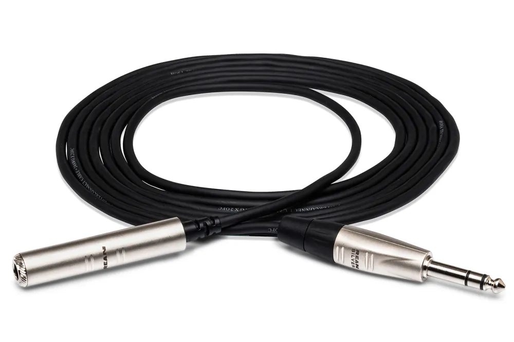 Hosa REAN Headphone Extension Cable 1/4 TRS to Same - 25 Foot Prix Réduit