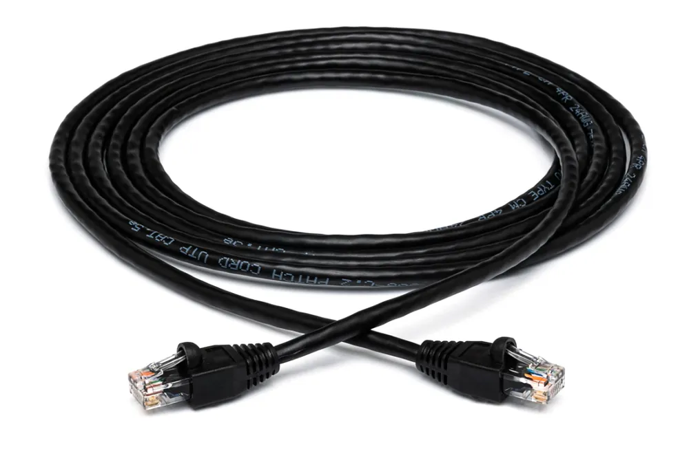 Paiement Sécurisé Hosa Cat 5e Cable, 8P8C to Same - 100 ft