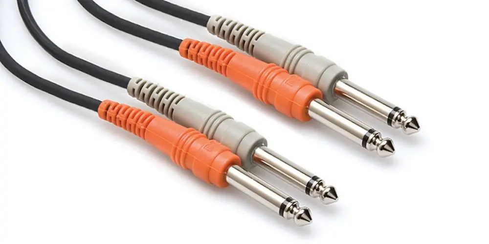 Hosa Stereo Interconnect Dual 1/4‘‘ TS to Same, 2 m Certifié