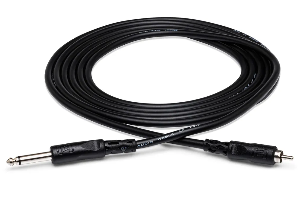 Marque Hosa Unbalanced Interconnect 1/4 in TS to RCA, 5 Foot