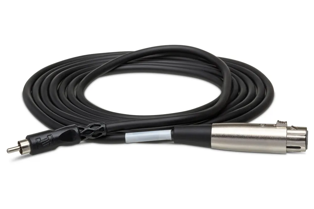 Must-Have Hosa Unbalanced Interconnect, XLR-F to RCA, 10 ft