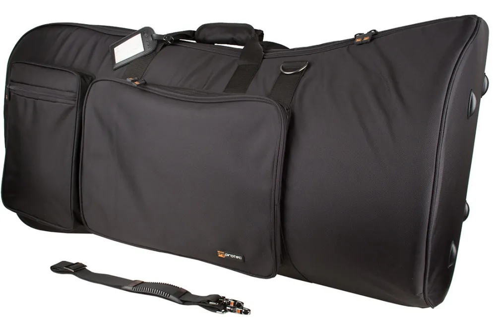 Jusqu'à Épuisement Des Stocks Protec Gold Series Deluxe Tuba Gig Bag - Large