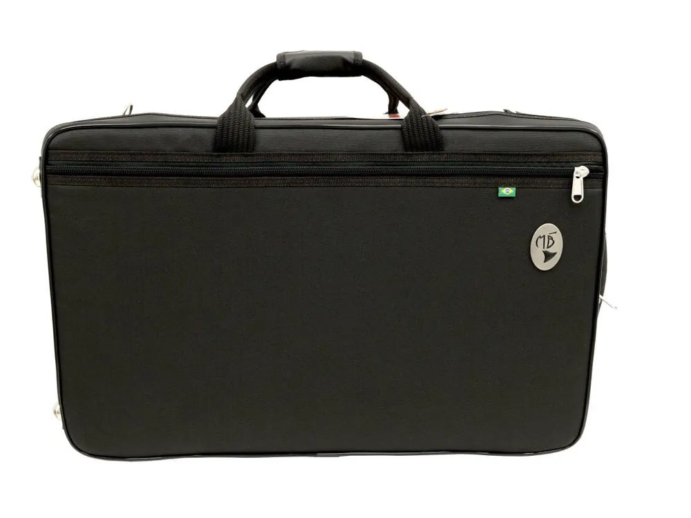Dernier Modèle Marcus Bonna Cases Trumpet Case for Two Trumpets and One Flugelhorn - Black