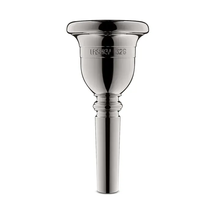 Laskey Silver-Plated Tuba Mouthpiece (American Shank) - 32G Promotion Saisonnière