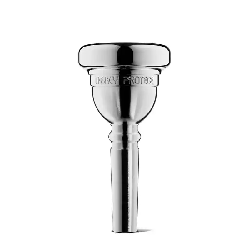 Nouveauté Laskey Protege Trombone Small Shank Mouthpiece - Silver-Plated, 6.5