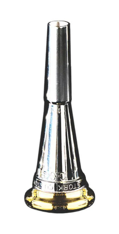 Stork Custom Mouthpieces C Series 8 French Horn Mouthpiece - Gold-Plated Screw Rim Commander Vite