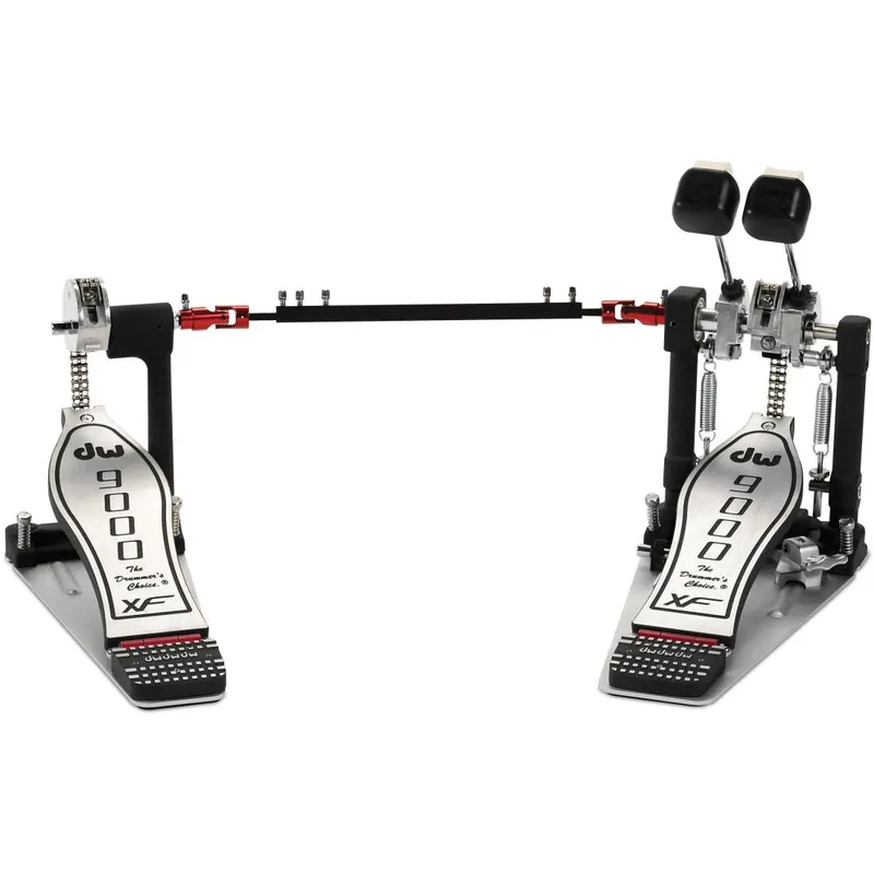 Drum Workshop 9000 Series Long Board Double-Bass Kick Pedal with Bag Nouvelle Collection