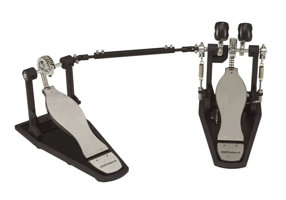 Promotion Roland RDH-102A Heavy-Duty Double Kick Pedal with Low Acoustic Noise