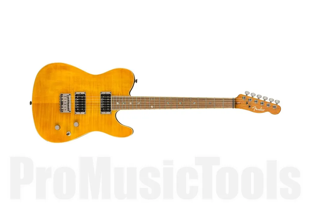 Fender Special Edition Custom Telecaster FMT HH LRL Amber Réduction