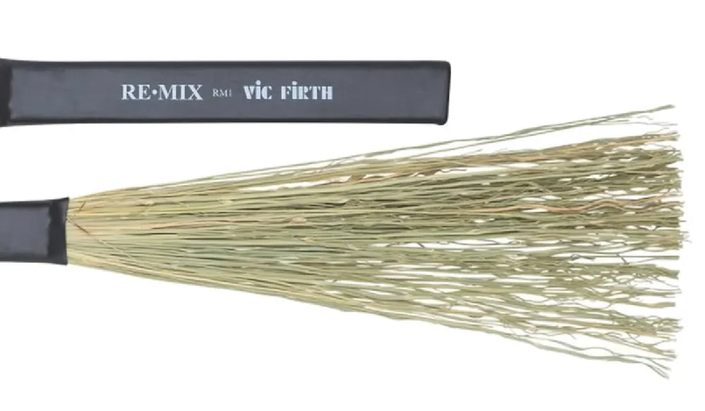 Vente Flash Vic Firth RM1 RE-MIX Broomcorn Brush Pair