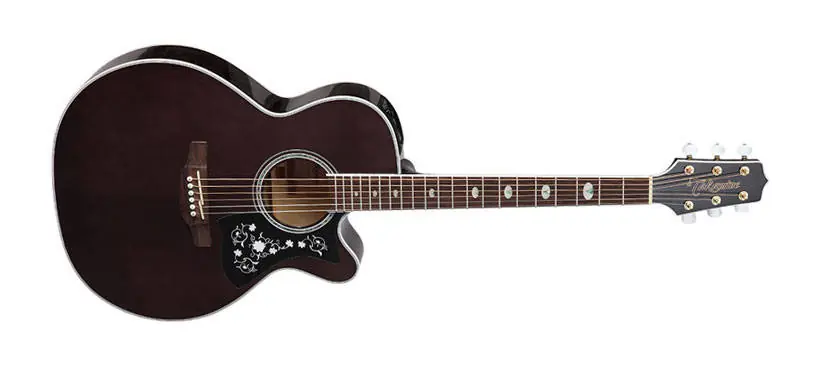 Vente Directe Takamine NEX CE Cutaway Acoustic/Electric Guitar - Transparent Black