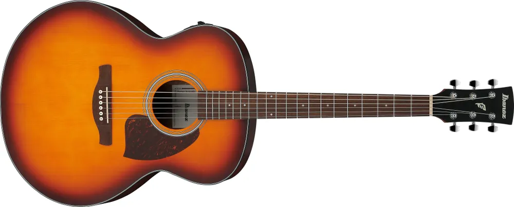 Ibanez PJ50E Jumbo Acoustic/Electric Guitar - Vintage Amber Sunburst Livraison Express