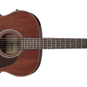 Meilleure Vente Ibanez AJ54E Solid Okoume Jumbo Acoustic/Electric Guitar - Black Out