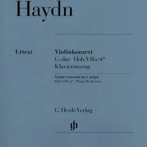G. Henle Verlag Violin Concerto G major Hob. VIIa 4* - Haydn /Thomas /Lohmann - Violin/Piano - Sheet Music Achetez Aujourd'hui