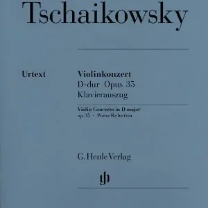 Retour Gratuit G. Henle Verlag Violin Concerto D major op. 35 - Tchaikovsky/Guntner - Violin/Piano Reduction - Sheet Music