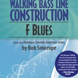 Achat Immédiat Sher Music Walking Bass Line Construction F Blues - Sinicrope - Double Bass - Book
