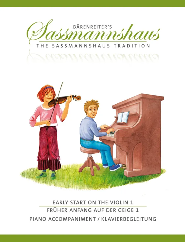 Baerenreiter Verlag Early Start on the Violin, Volume 1 - Sassmannshaus - Piano Accompaniment - Book Bon Plan