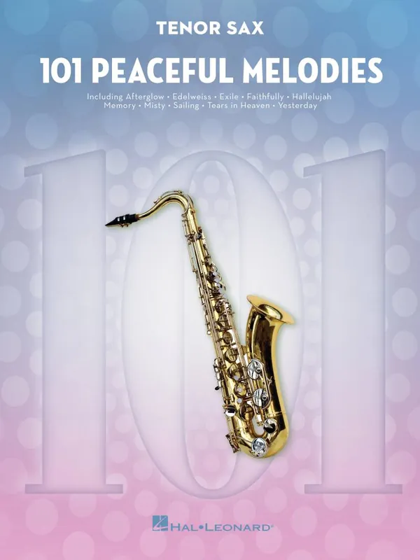 Hal Leonard 101 Peaceful Melodies - Tenor Sax - Book Prix Promo