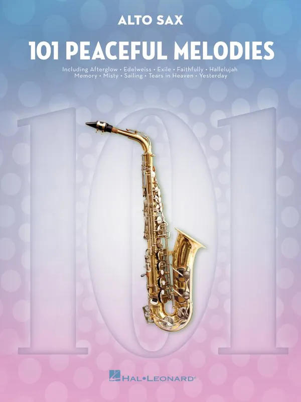 Haute Qualité Hal Leonard 101 Peaceful Melodies - Alto Sax - Book