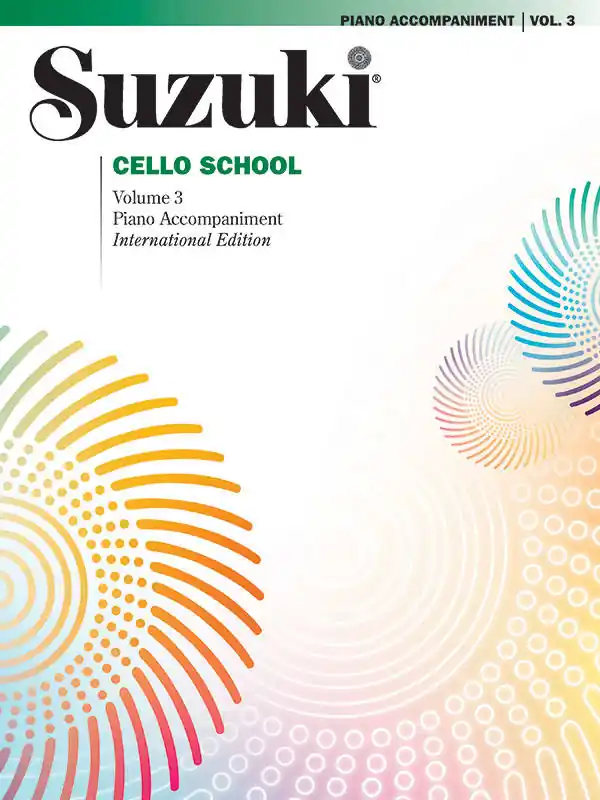 Summy-Birchard Suzuki Cello School, Volume 3 (International Edition) - Piano Accompaniment - Book Quantité Limitée