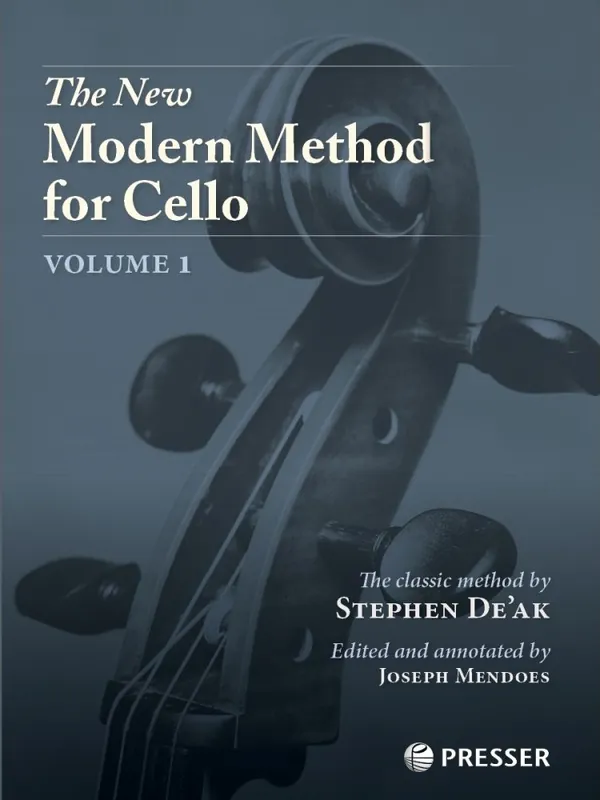 Acheter Direct Theodore Presser The New Modern Method for Cello, Volume 1 - De‘ak/Mendoes - Cello - Book