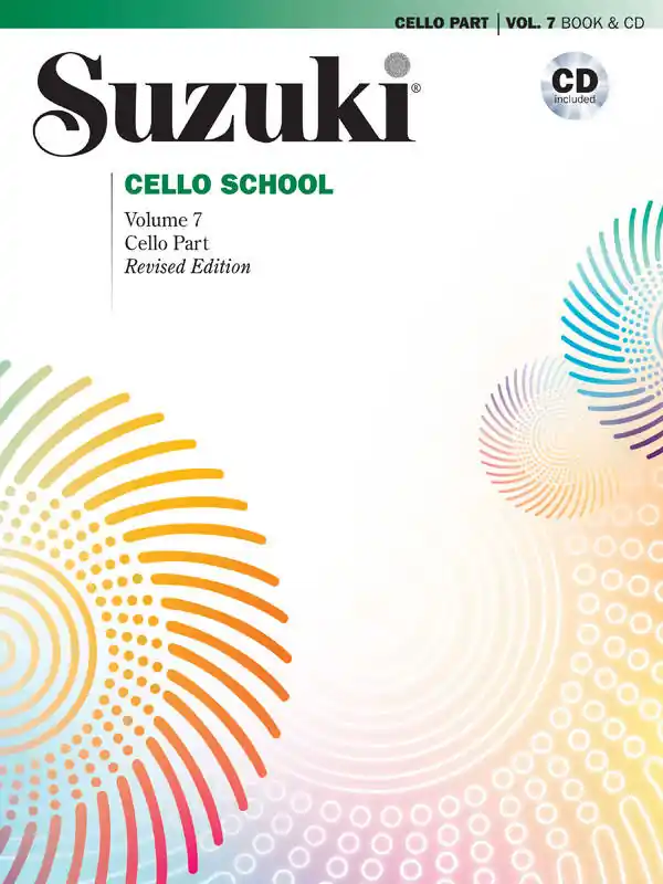 Seulement Aujourd'hui Summy-Birchard Suzuki Cello School, Volume 7 (International Edition) - Cello - Book/CD