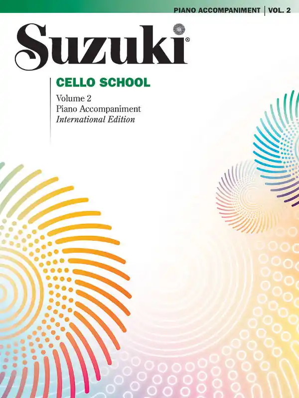 Summy-Birchard Suzuki Cello School, Volume 2 (International Edition) - Piano Accompaniment - Book Bon Marché