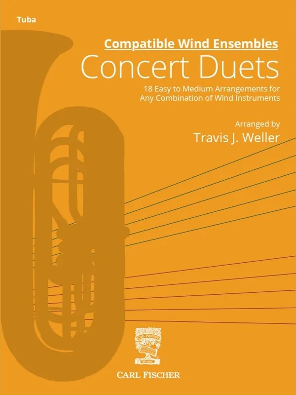 Carl Fischer Compatible Wind Ensembles Concert Duets - Weller - Tuba - Book Pas Cher