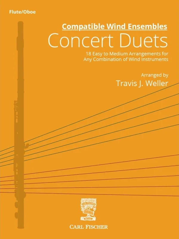 Achetez Aujourd'hui Carl Fischer Compatible Wind Ensembles Concert Duets - Weller - Flute/Oboe - Book