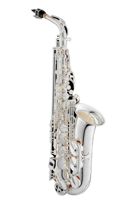 Dernier Modèle Jupiter JAS1150 Alto Saxophone with Backpack Case - Silver-Plated