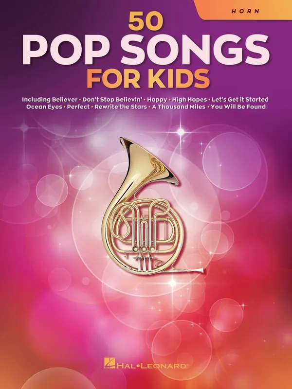 Hal Leonard 50 Pop Songs for Kids - Horn - Book Offre Limitée
