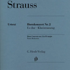 Nouvelle Collection G. Henle Verlag Horn Concerto No. 2 in E-Flat Major - Strauss/Pizka - Horn - Book